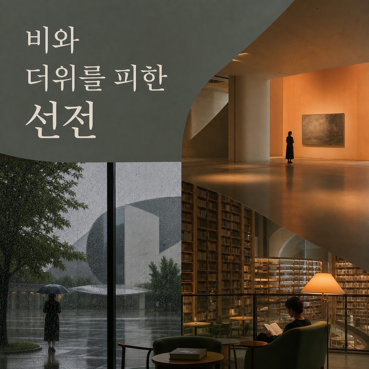 폭우와 더위에도 멈추지 않는 선전 실내 여행