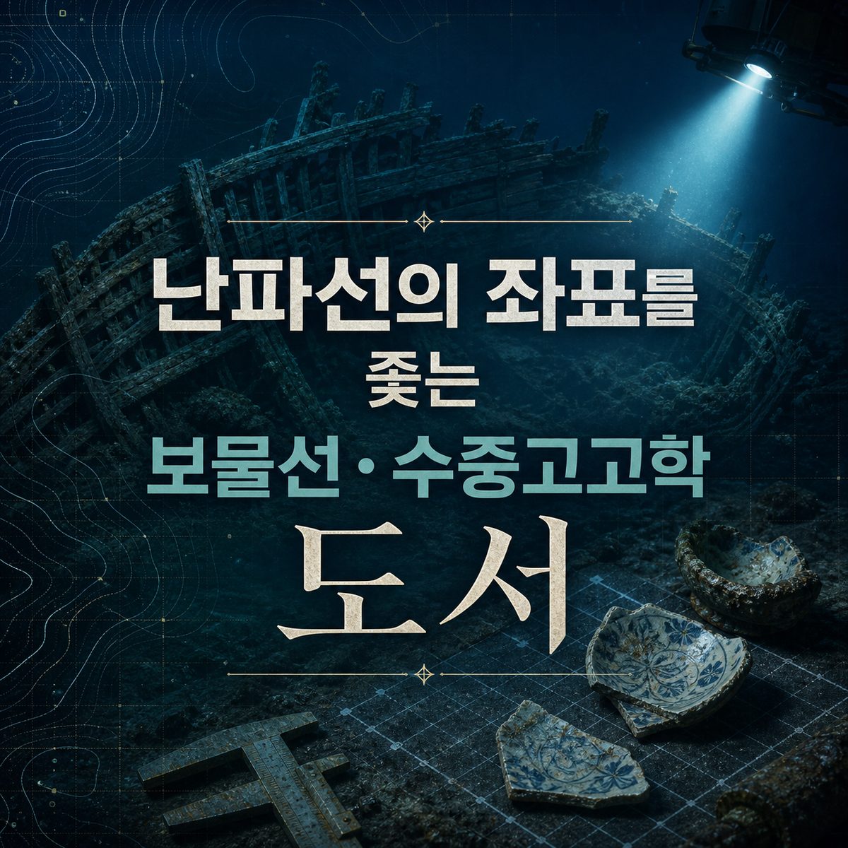 난파선의 좌표를 좇는 보물선·수중고고학 도서