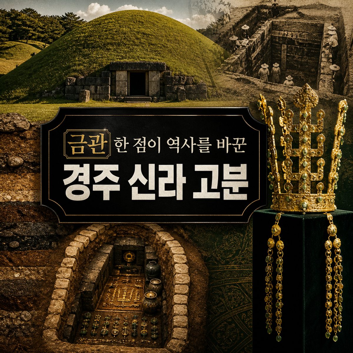 금관 한 점이 역사를 바꾼 경주 신라 고분