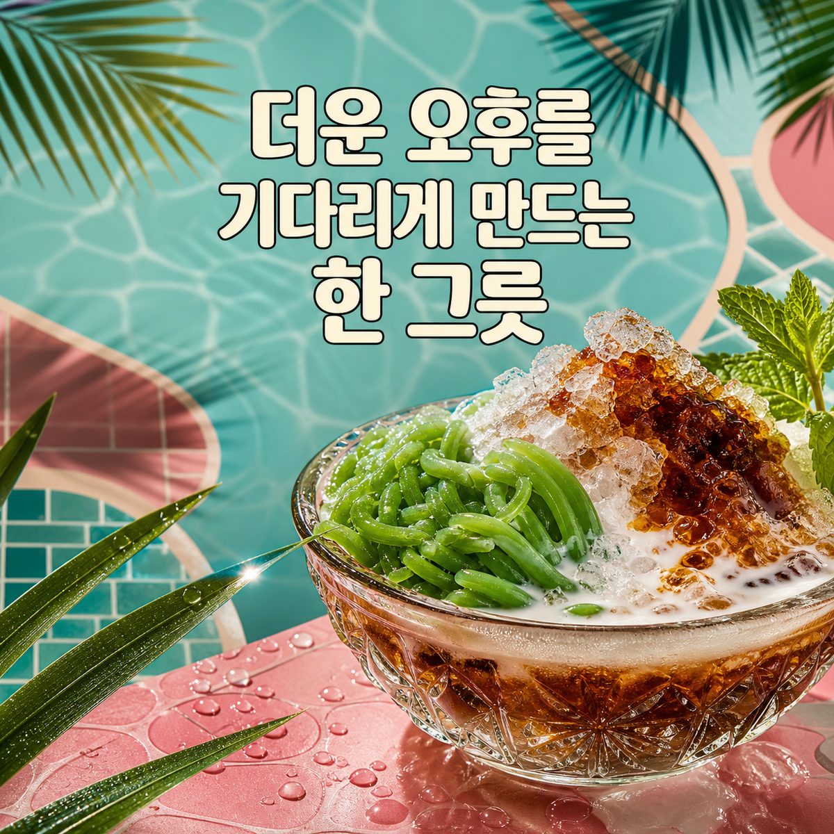 더운 오후를 기다리게 만드는 한 그릇