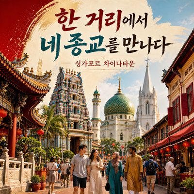 한 거리에서 네 종교를 만나는 차이나타운
