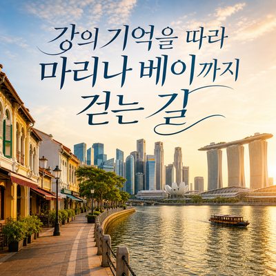 강의 기억을 따라 마리나 베이까지 걷는 길