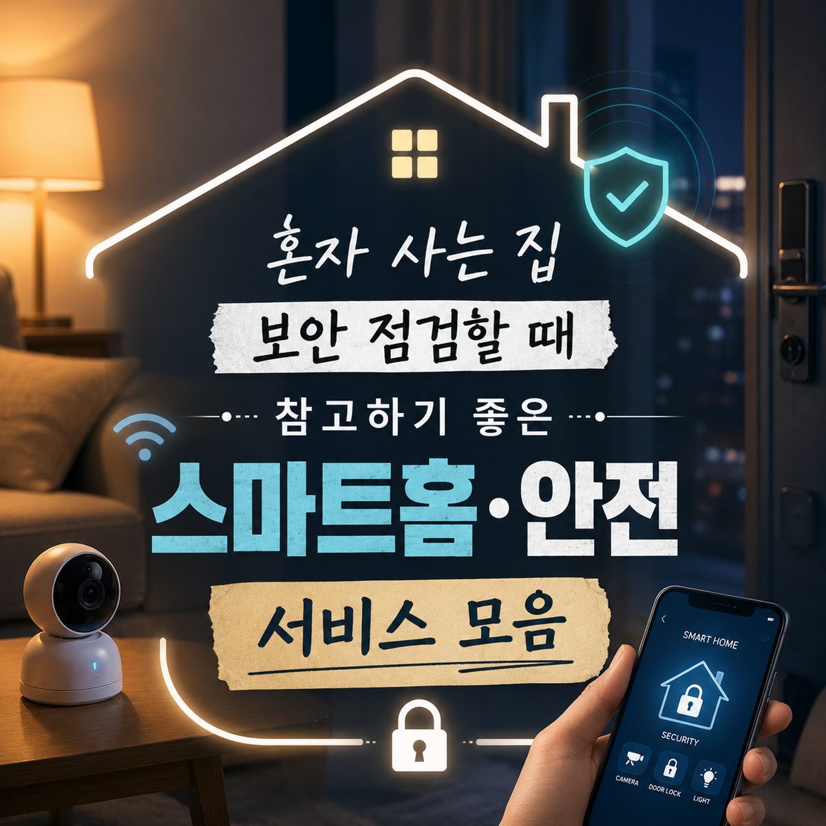 A Collection of Smart Home and Safety Services to Consider When Checking Your Home Security Alone