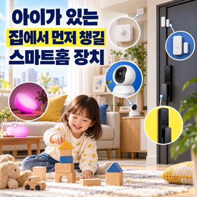 아이가 있는 집에서 먼저 챙길 스마트홈 장치
