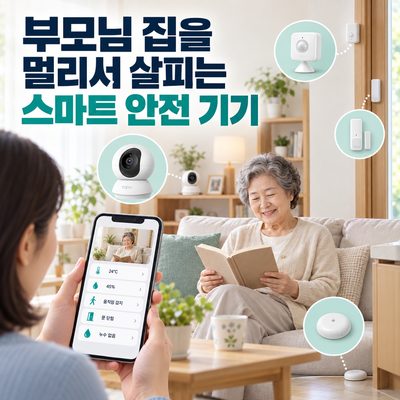 부모님 집을 멀리서 살피는 스마트 안전 기기