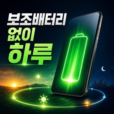 보조배터리 없이 하루를 버티고 싶은 사람의 스마트폰 선택