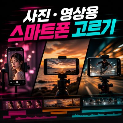 사진과 영상 촬영 목적별로 고르는 스마트폰 8종