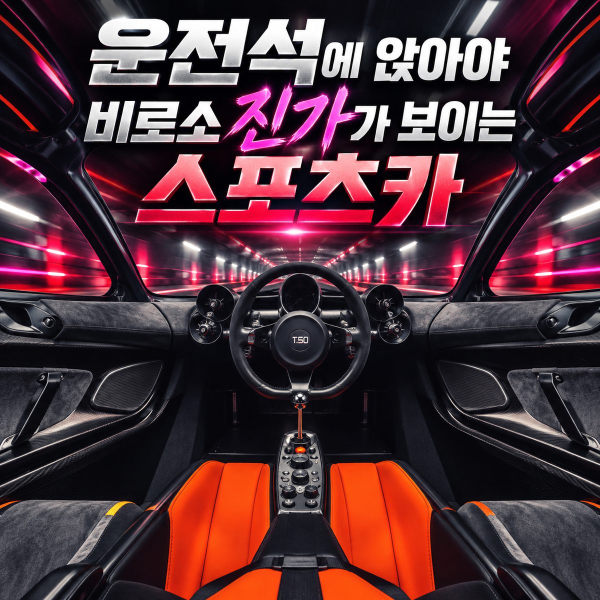 운전석에 앉아야 비로소 진가가 보이는 스포츠카