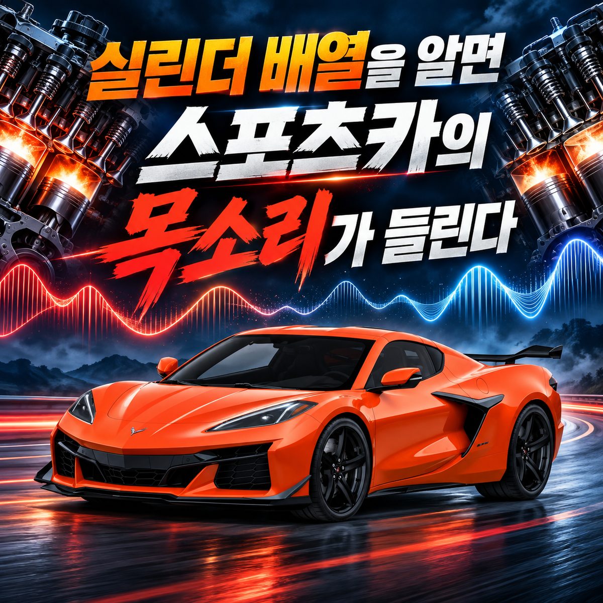 실린더 배열을 알면 스포츠카의 목소리가 들린다