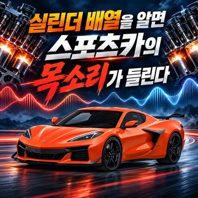 실린더 배열을 알면 스포츠카의 목소리가 들린다