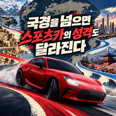 국경을 넘으면 스포츠카의 성격도 달라진다