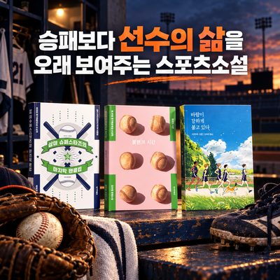 승패보다 선수의 삶을 오래 보여주는 스포츠소설