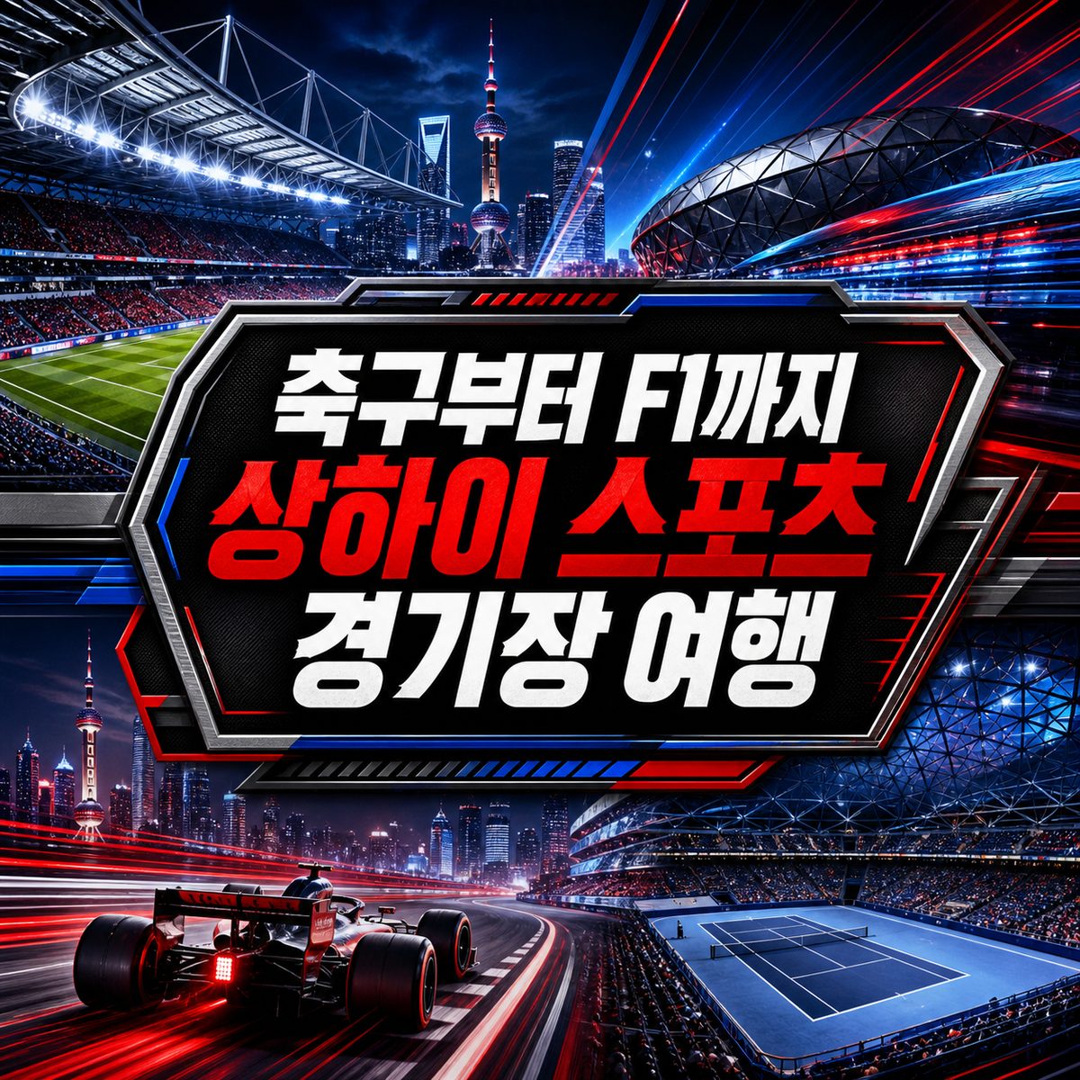 축구부터 F1까지 상하이 스포츠 경기장 여행