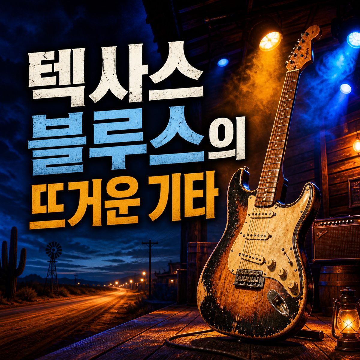 스티비 레이 본의 텍사스 블루스를 듣는 앨범 8장