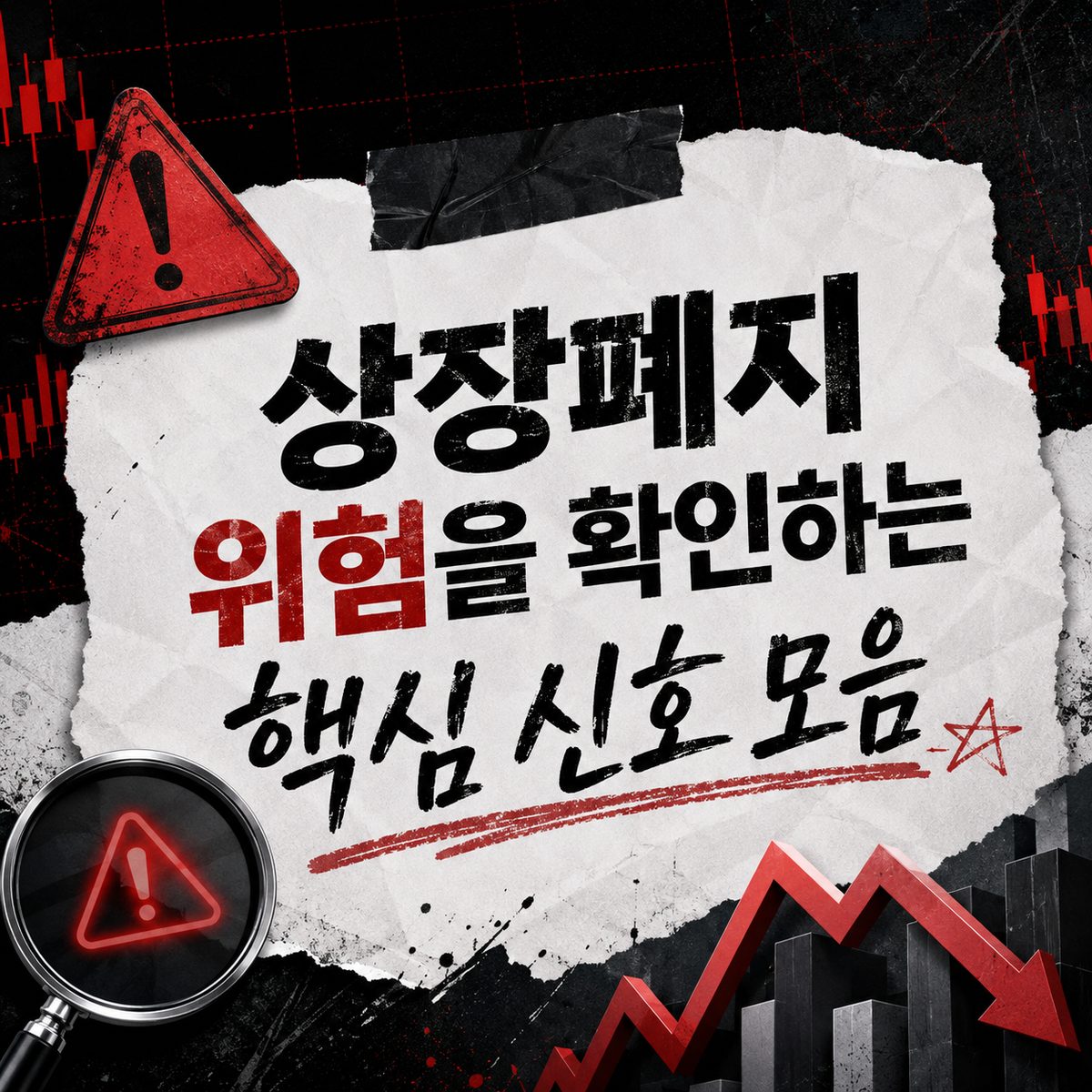 상장폐지 위험을 확인하는 핵심 신호 모음