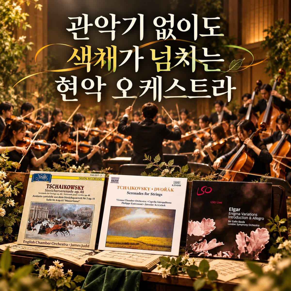 관악기 없이도 색채가 넘치는 현악 오케스트라