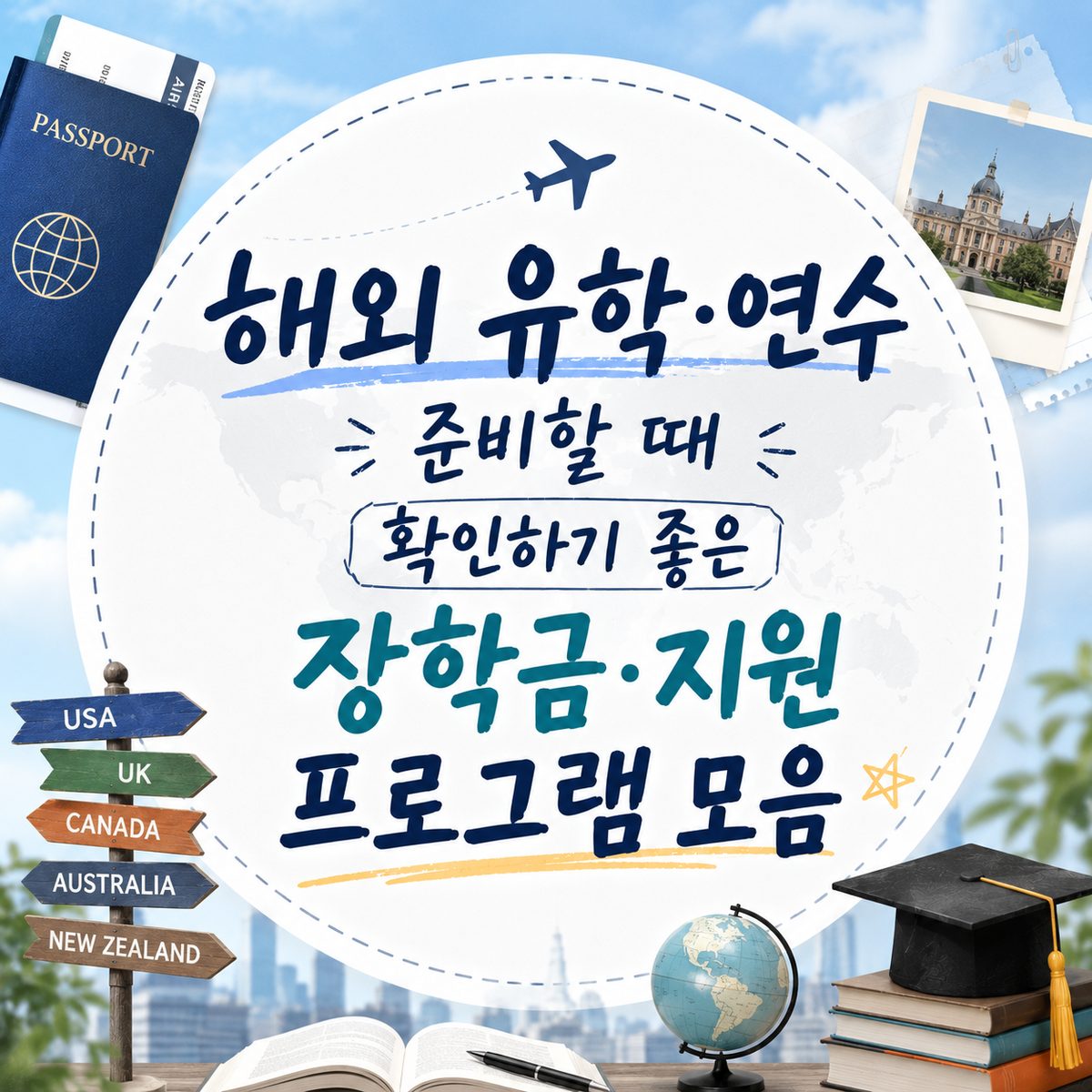 해외 유학·연수 준비할 때 확인하기 좋은 장학금·지원 프로그램 모음