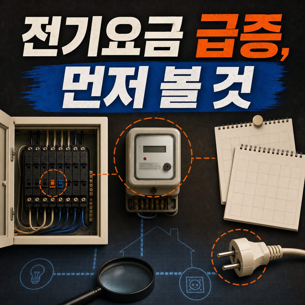 전기요금이 갑자기 늘었을 때 가전부터 탓하지 않는 점검법