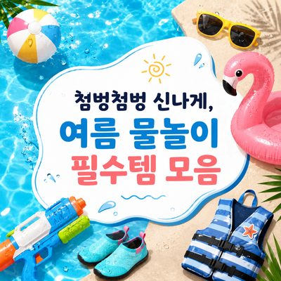 첨벙첨벙 신나게, 여름 물놀이 필수템 모음