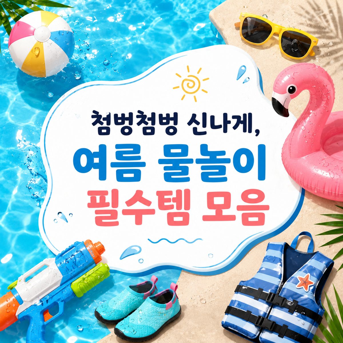 첨벙첨벙 신나게, 여름 물놀이 필수템 모음