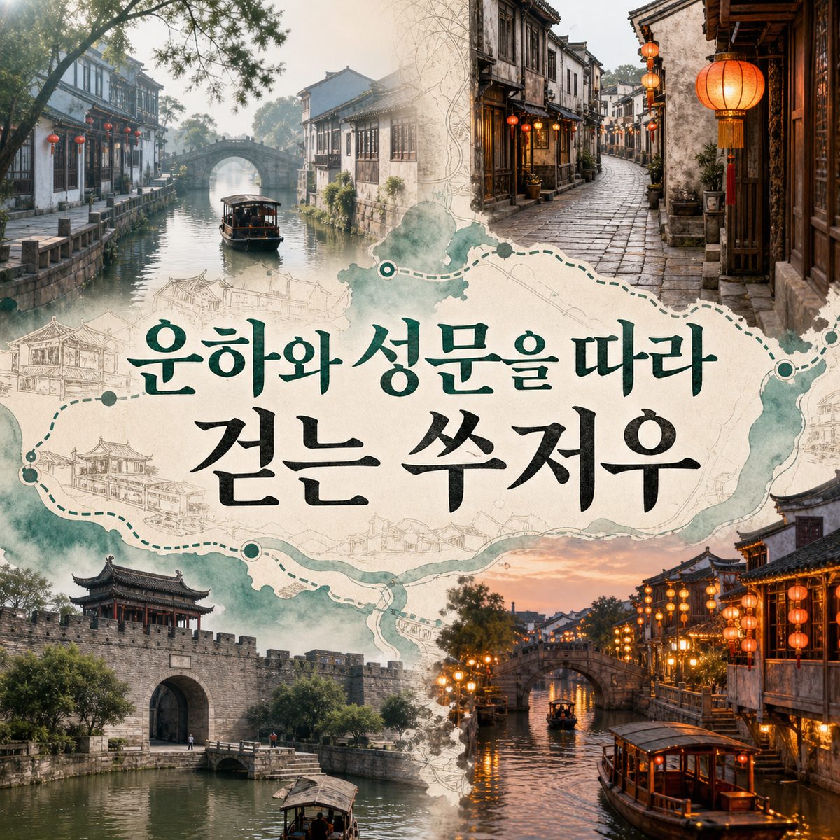 운하와 성문을 따라 걷는 쑤저우의 오래된 하루