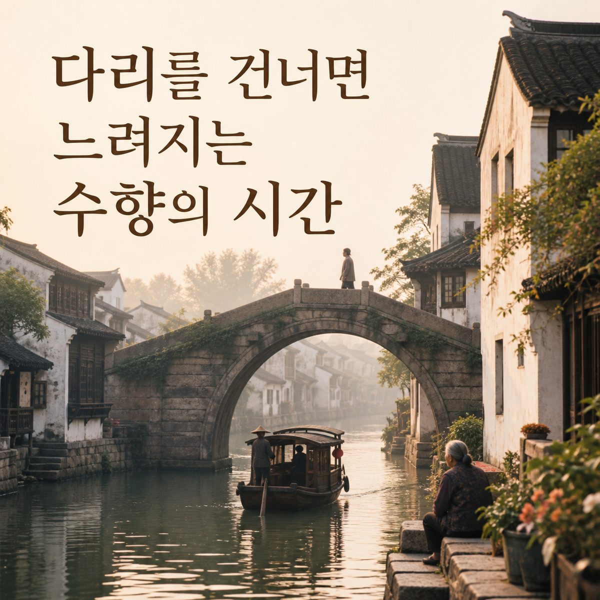 다리 하나 건너면 시간이 느려지는 쑤저우 수향
