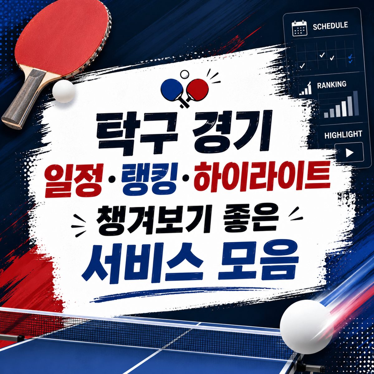 卓球の試合日程・ランキング・ハイライトをチェックするのに最適なサービスまとめ