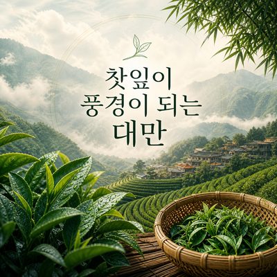 찻잎이 풍경이 되는 대만