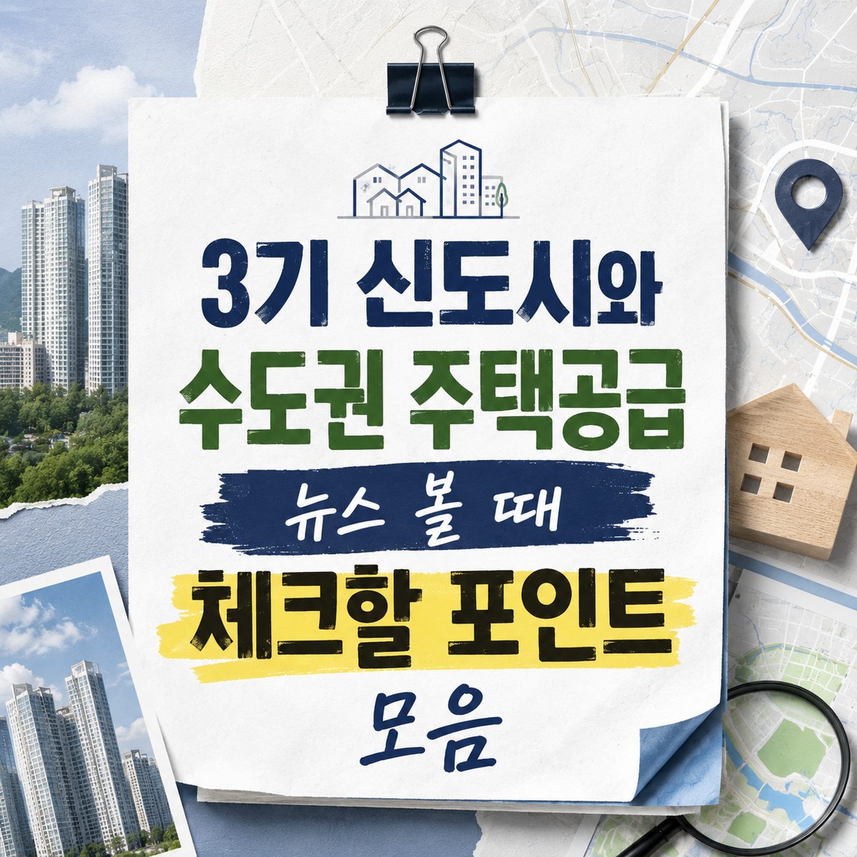3기 신도시와 수도권 주택공급 뉴스 볼 때 체크할 포인트 모음