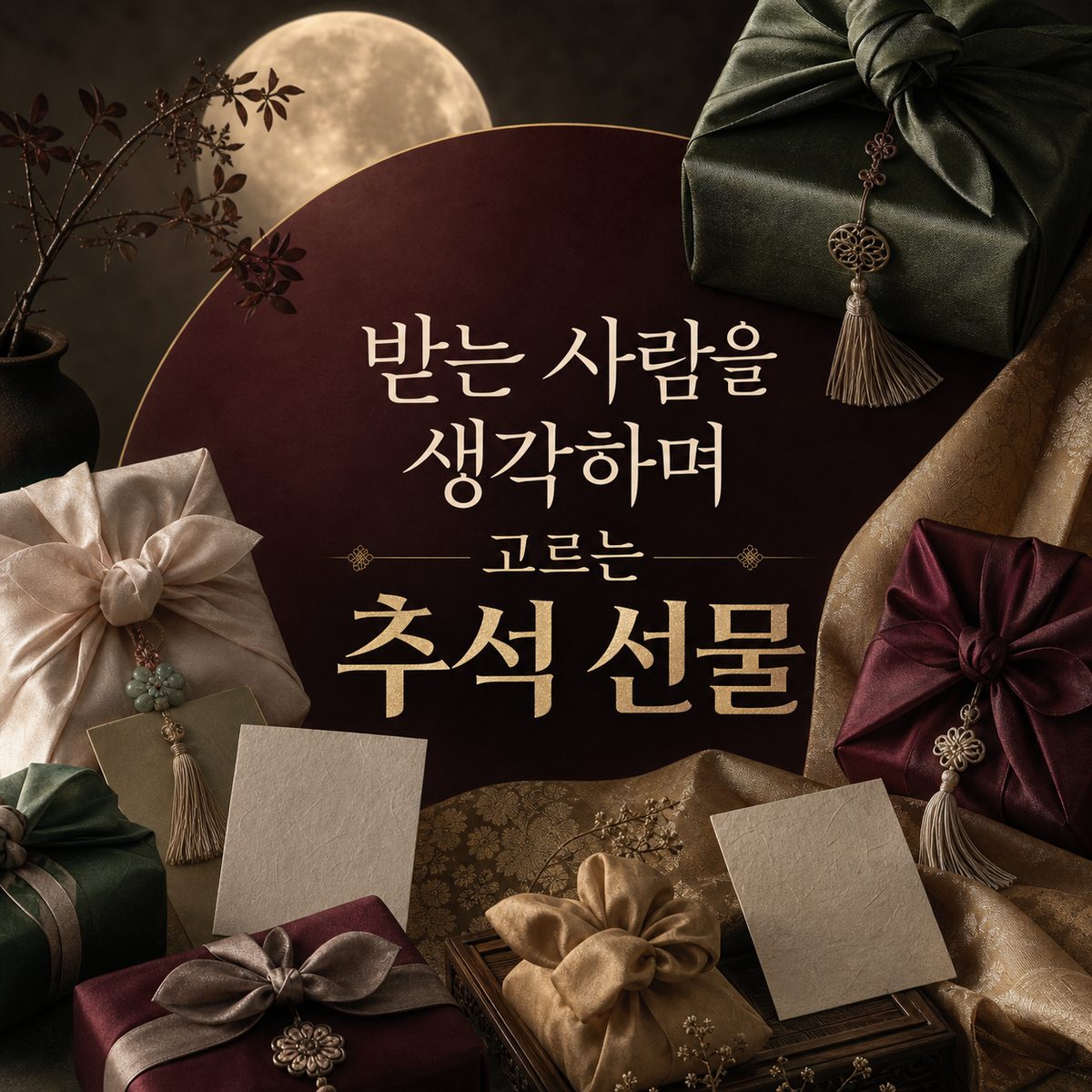 받는 사람을 생각하며 고르는 추석 선물