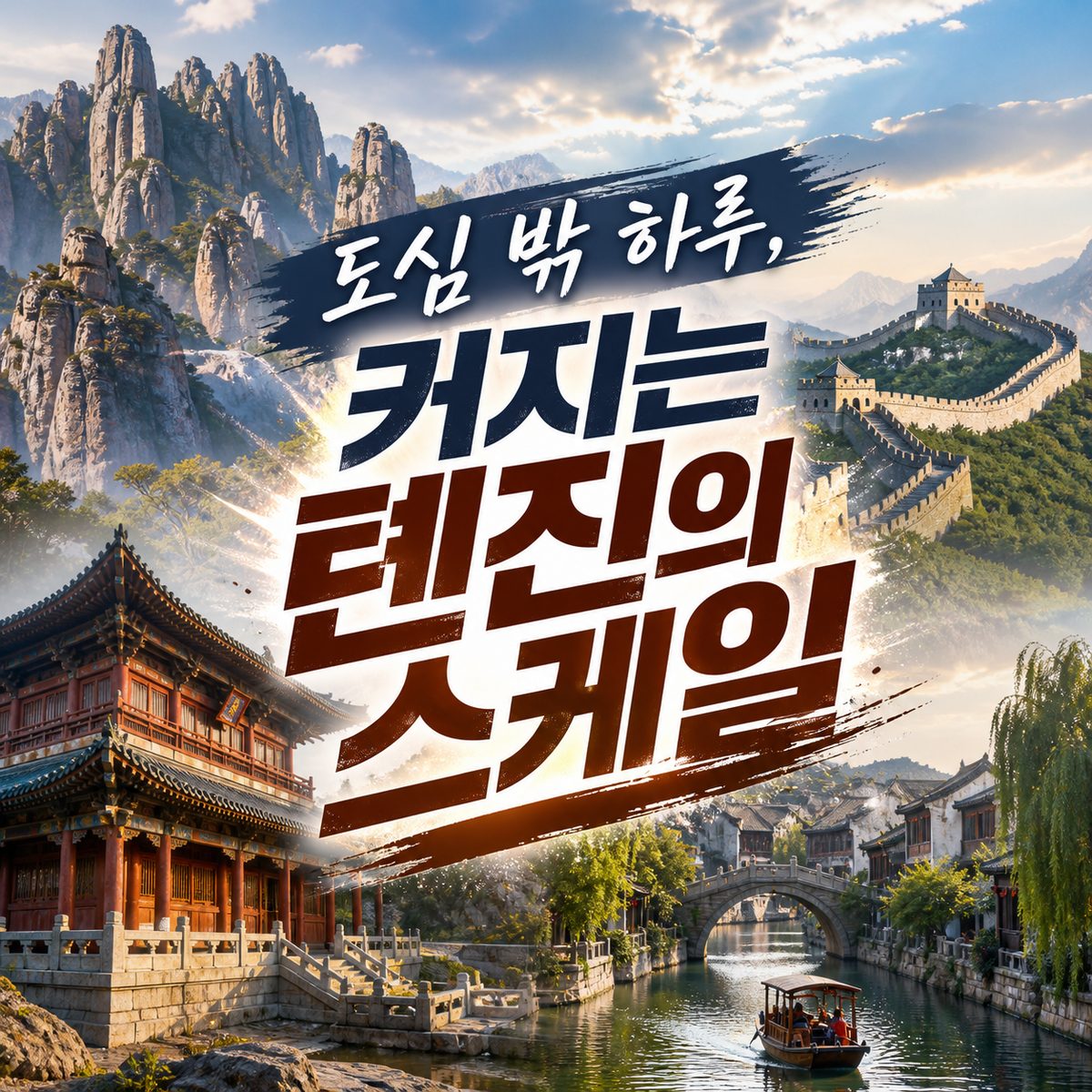 도심을 벗어난 하루가 톈진 여행의 스케일을 바꾼다