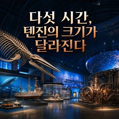 박물관 다섯 시간으로 톈진의 크기가 달라진다