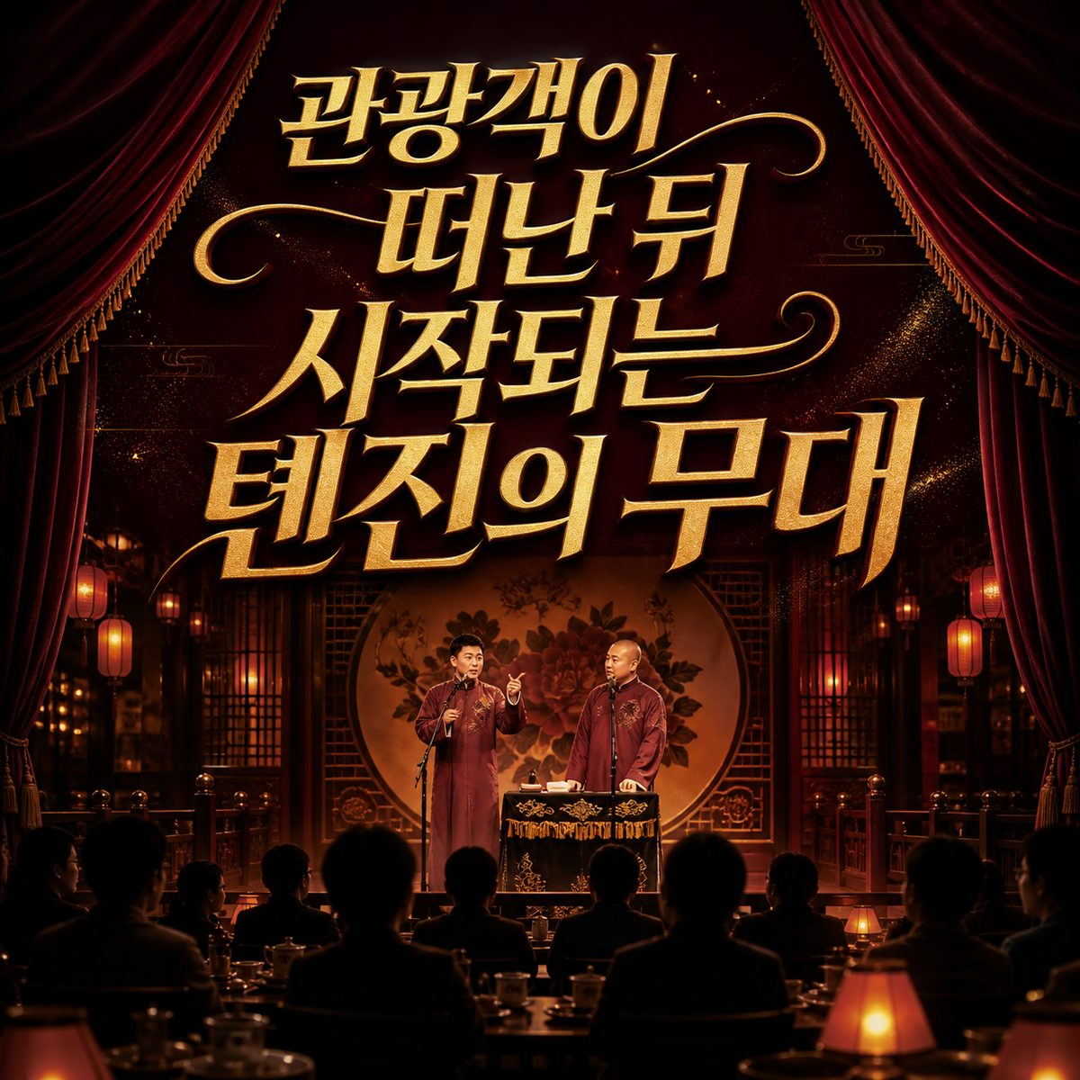 관광객이 돌아간 뒤 톈진의 밤은 무대 위에서 시작된다