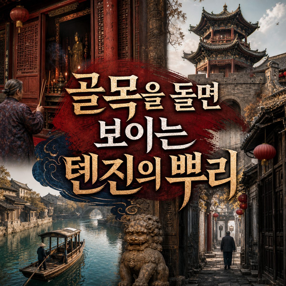 천후궁에서 골목을 돌면 톈진의 뿌리가 보인다