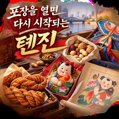 톈진에서 사 온 선물은 포장을 열 때 여행이 다시 시작된다
