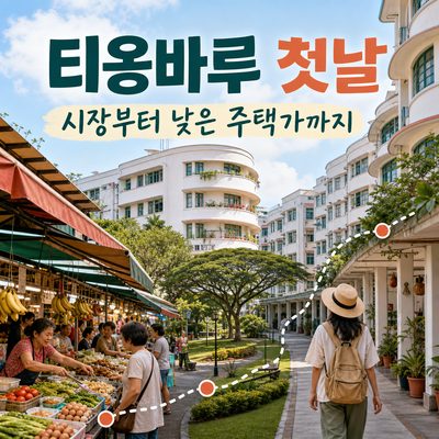 How to Walk from Tiong Bahru MRT to the Housing Estate via the Market