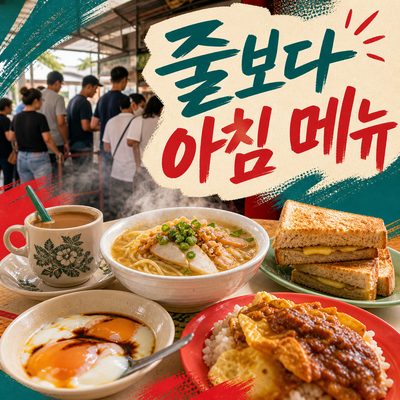 티옹바루 호커센터, 줄보다 먼저 고를 아침 메뉴