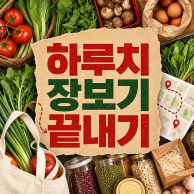티옹바루에서 하루치 장보기를 끝내는 법
