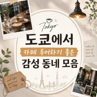 도쿄에서 카페 투어하기 좋은 감성 동네 모음
