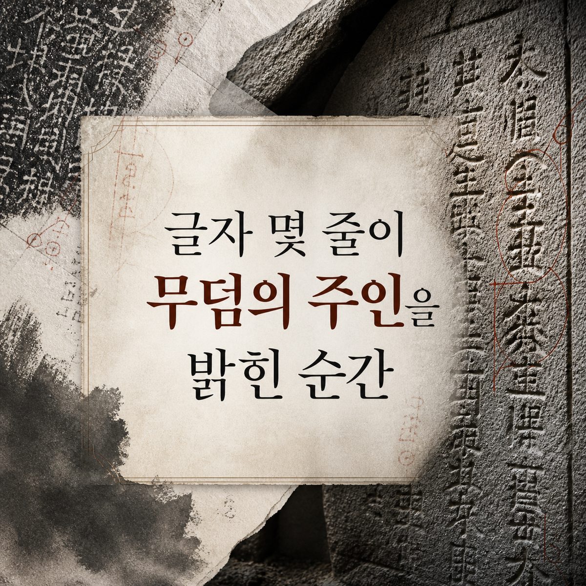 글자 몇 줄이 무덤의 주인을 밝힌 순간