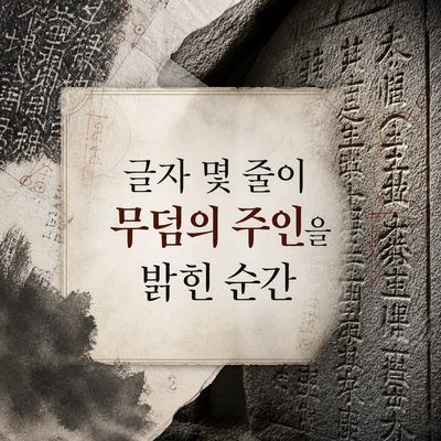 글자 몇 줄이 무덤의 주인을 밝힌 순간