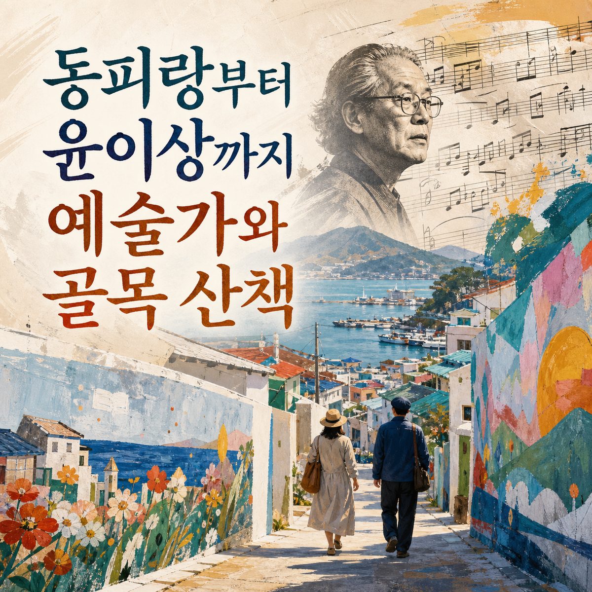 동피랑부터 윤이상까지 통영 예술가와 골목 산책
