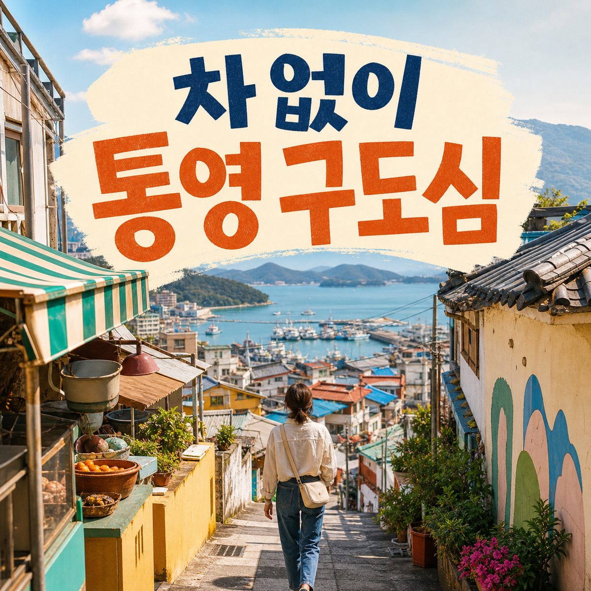 차 없이도 통영다운 하루가 이어지는 구도심 동선