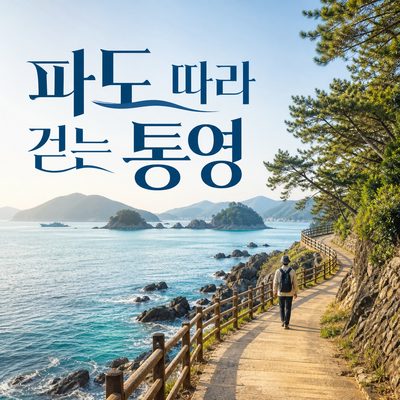 파도 소리를 따라 천천히 걷는 통영 해안 산책