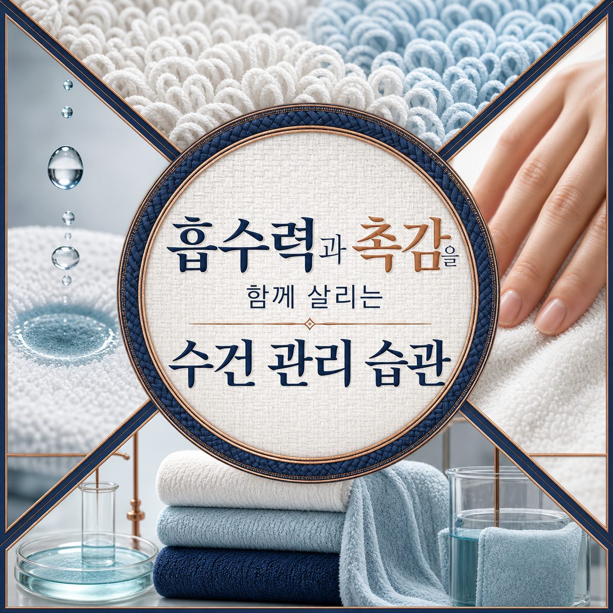 흡수력과 촉감을 함께 살리는 수건 관리 습관
