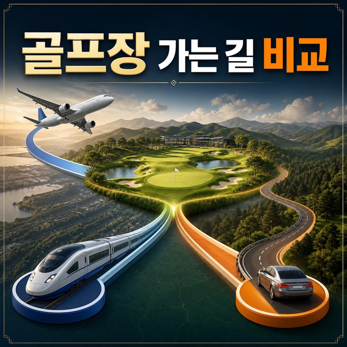 공항·KTX·고속도로 동선을 비교할 골프장