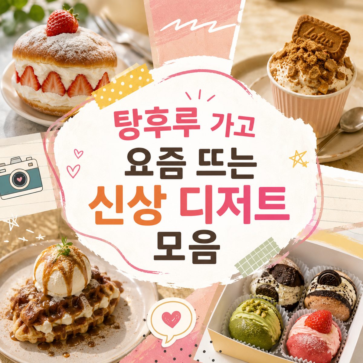 탕후루 가고 요즘 뜨는 신상 디저트 모음