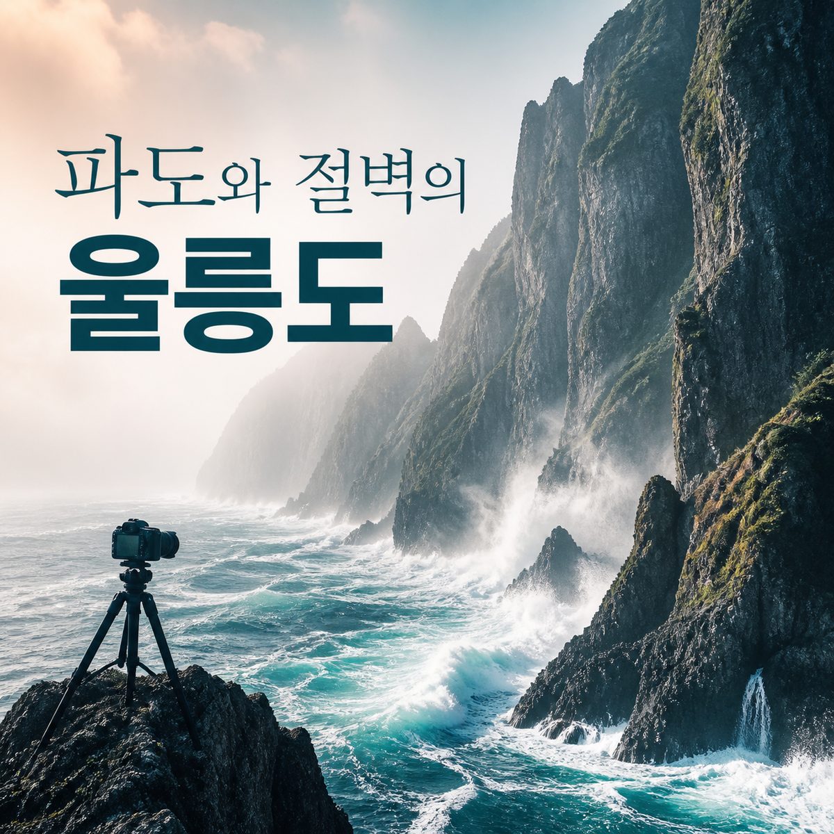 파도와 절벽이 한 장면이 되는 울릉도 해안 사진 명소 8곳