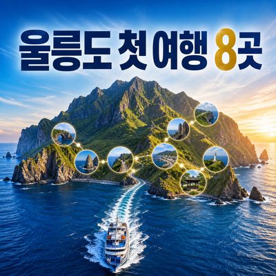 배에서 내린 뒤 동선을 잡아주는 울릉도 첫 여행 명소 8곳