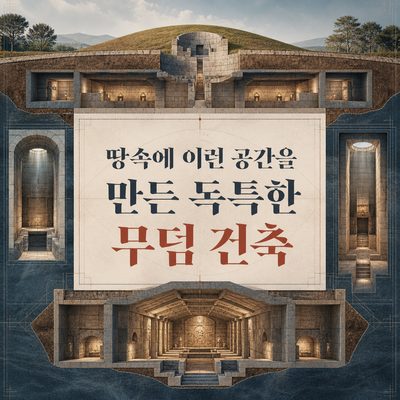 땅속에 이런 공간을 만든 독특한 무덤 건축